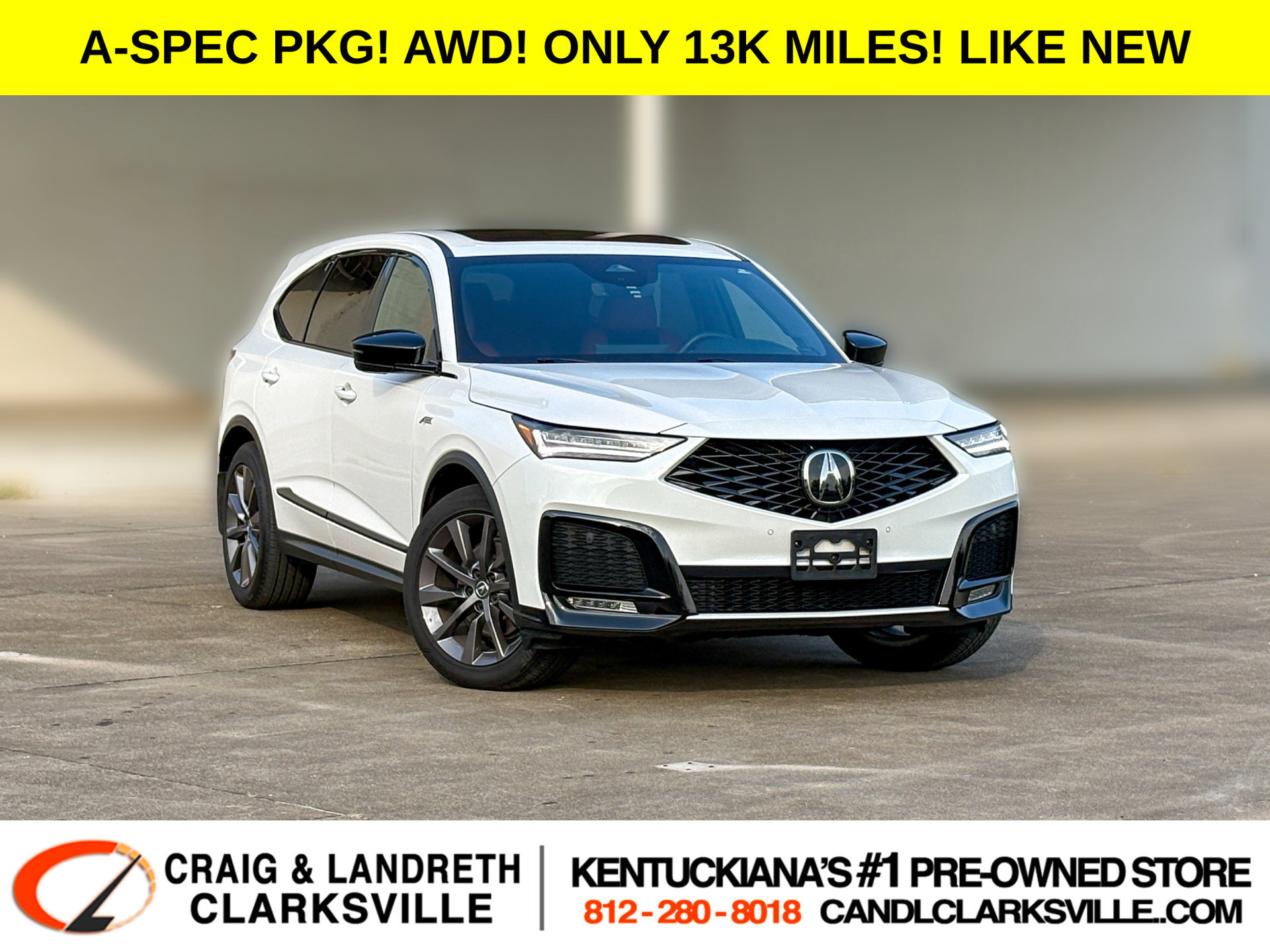 Used 2025 Acura MDX A-Spec AWD/4WD image 1