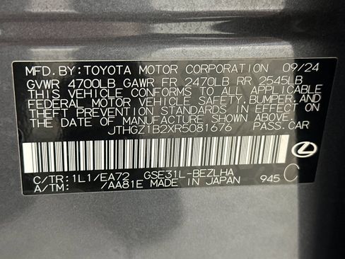 Used 2024 Lexus IS 350 F Sport w/ Navigation Package RWD image 21