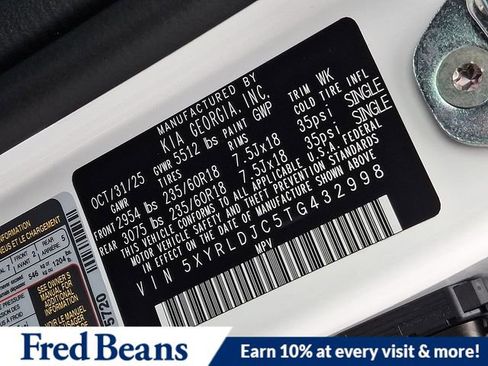 New 2026 Kia Sorento S w/ S Panoramic Sunroof Package image 19