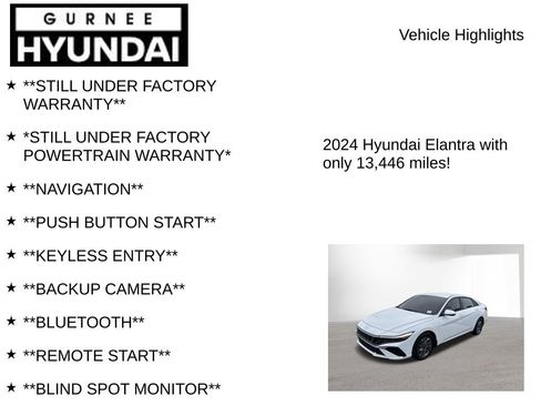 Certified 2024 Hyundai Elantra SEL FWD image 7