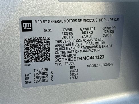 Used 2021 GMC Sierra 1500 SLT image 52