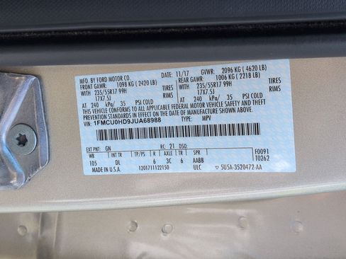 Used 2018 Ford Escape SEL FWD image 37