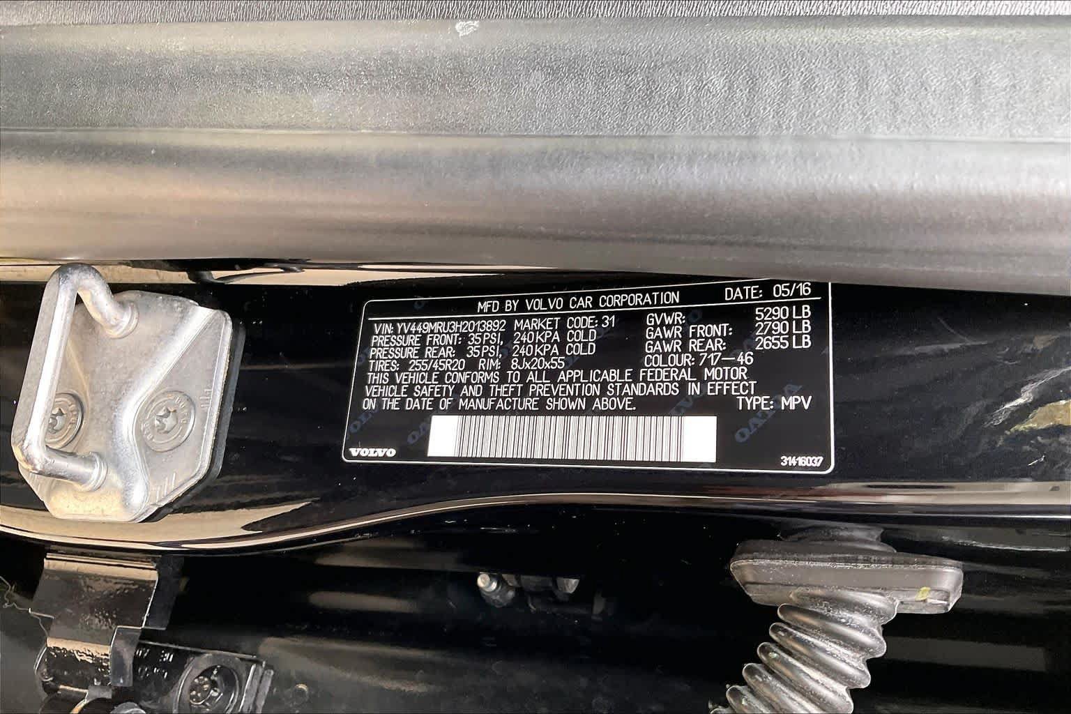 Used 2017 Volvo XC60 T6 Inscription w/ Preferred Option Package AWD/4WD image 37