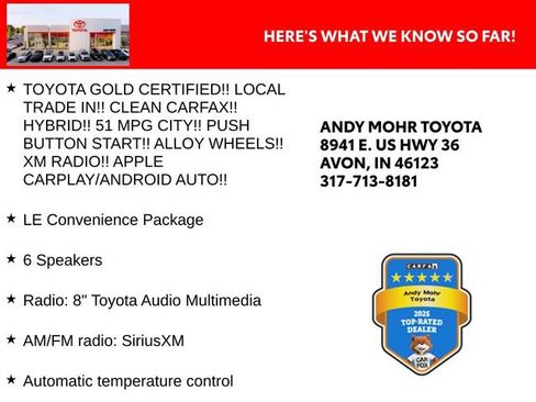 Certified 2024 Toyota Corolla LE w/ LE Convenience Package AWD/4WD image 2