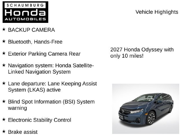 New 2027 Honda Odyssey Elite image 7