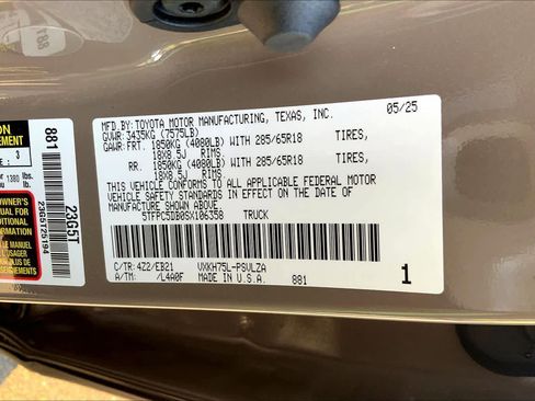 New 2025 Toyota Tundra TRD Pro image 19