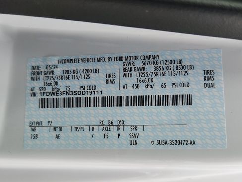 New 2025 Ford E-350 and Econoline 350 Super Duty w/ Driver's Safety Package image 9