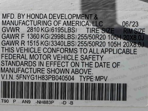 Used 2023 Honda Pilot Elite image 29