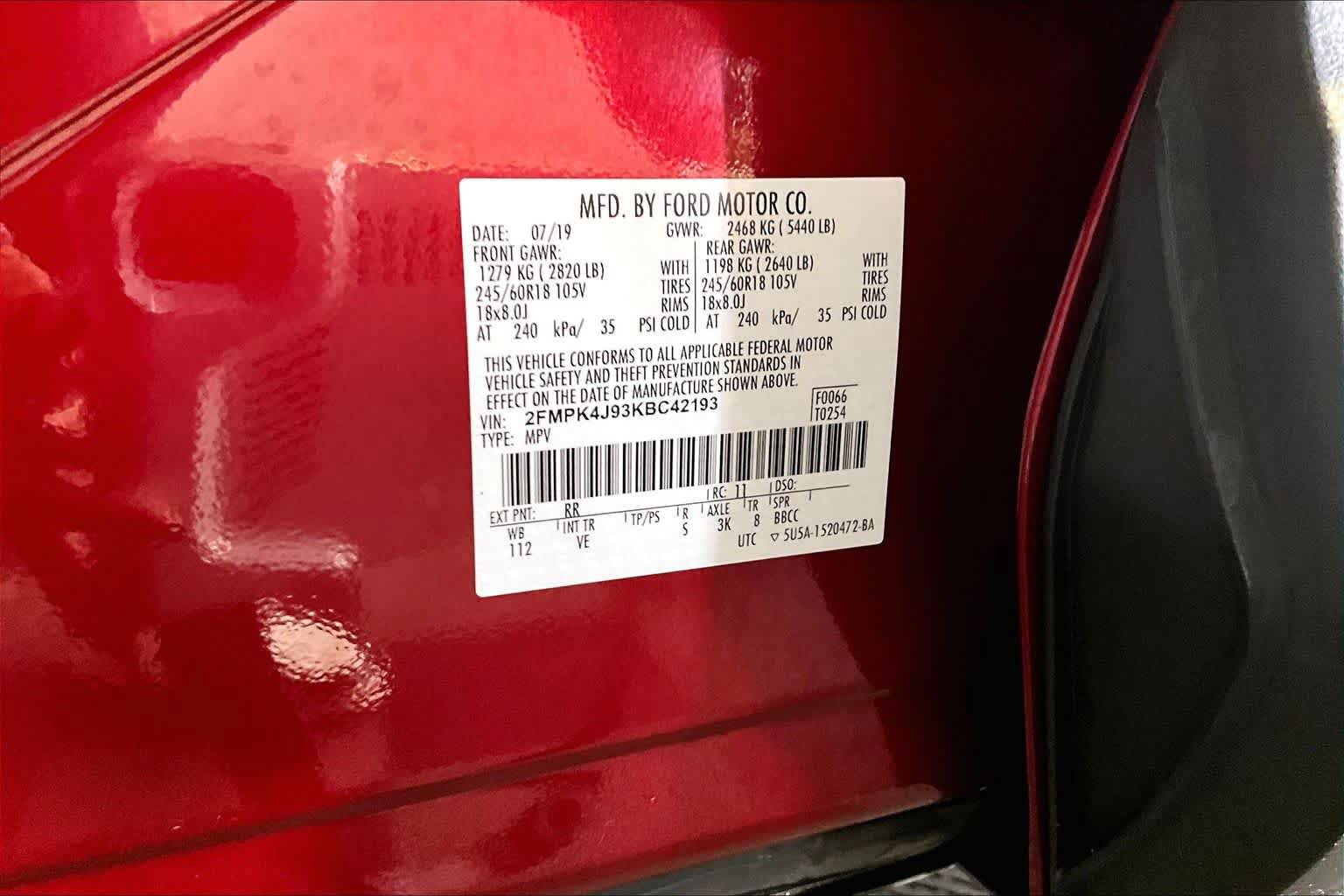 Used 2019 Ford Edge SEL w/ Equipment Group 201A AWD/4WD image 34