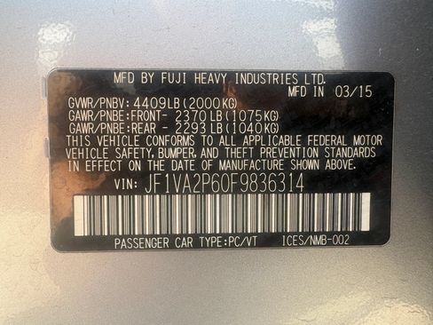 Used 2015 Subaru WRX STI AWD/4WD image 35
