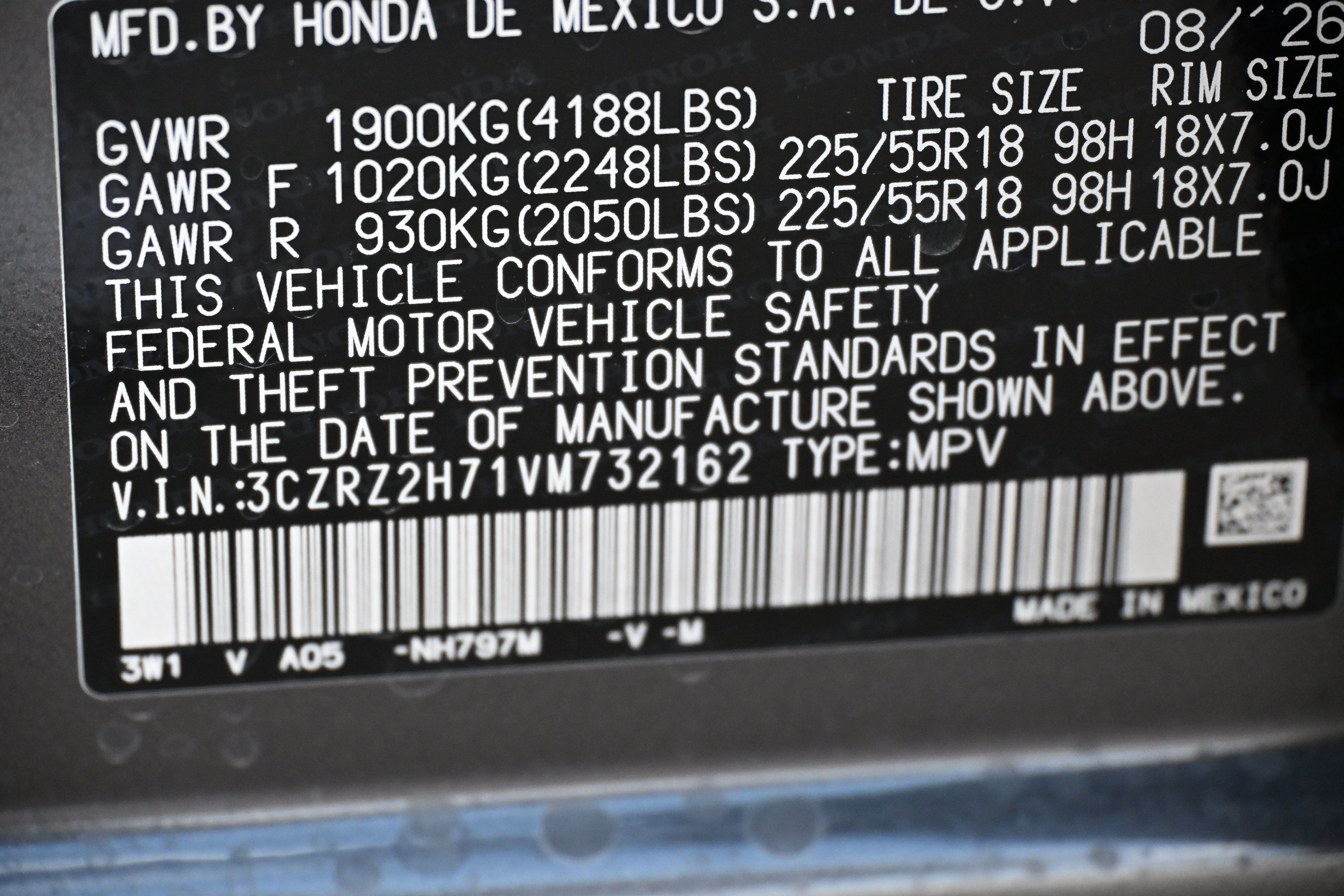 New 2027 Honda HR-V EX-L image 27