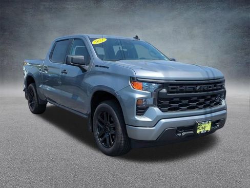 Used 2023 Chevrolet Silverado 1500 Custom w/ LPO, Dark Essentials Package AWD/4WD image 3