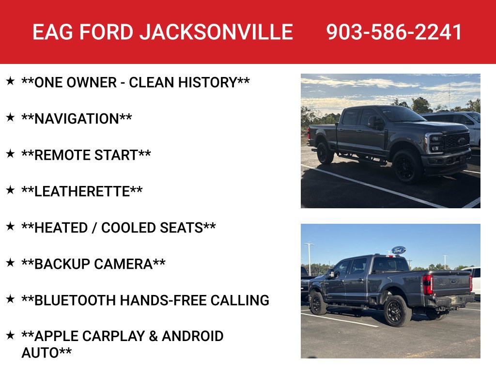 Used 2025 Ford F250 Lariat w/ Black Appearance Package AWD/4WD image 4