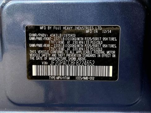 Used 2015 Subaru Crosstrek 2.0i Premium image 35