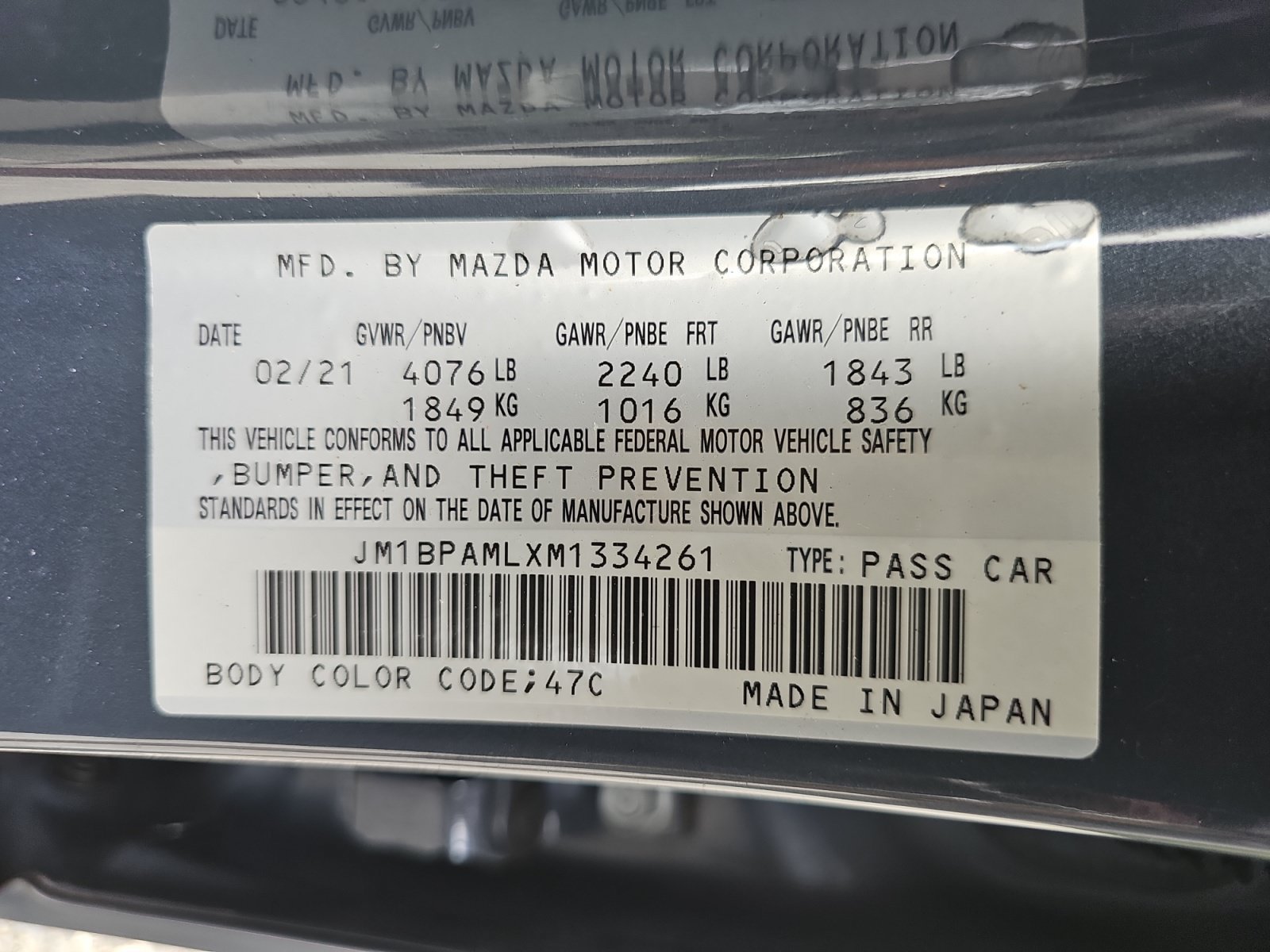 Used 2021 MAZDA MAZDA3 s FWD image 32