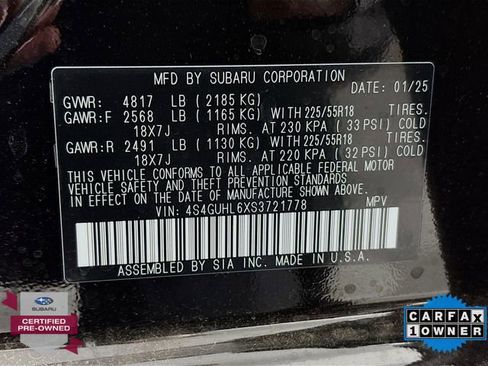 Certified 2025 Subaru Crosstrek 2.5i Limited w/ Crosstrek Mirror Package image 30