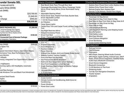Used 2020 Hyundai Sonata SEL w/ Convenience Package