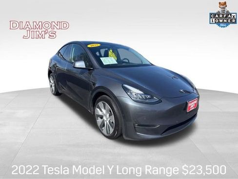 Used 2022 Tesla Model Y Long Range AWD/4WD image 1