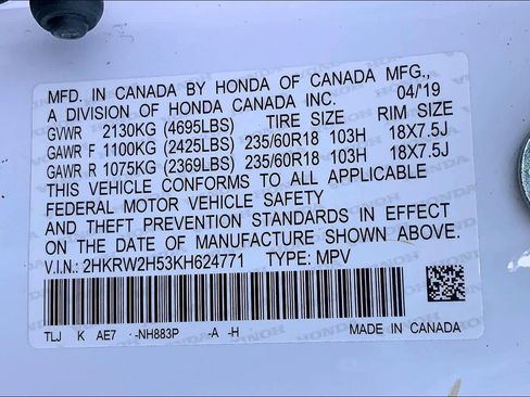 Used 2019 Honda CR-V EX image 34