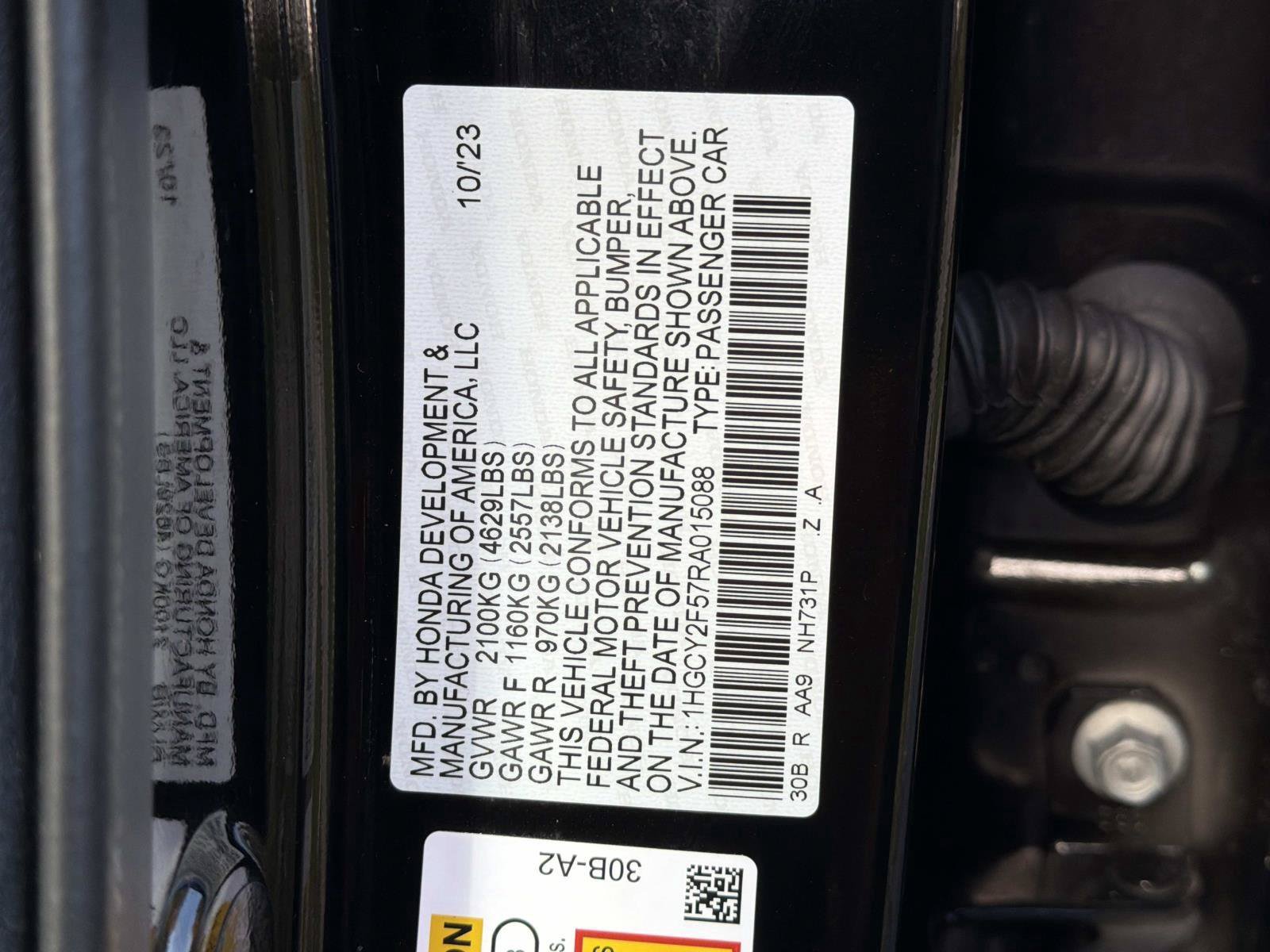 Certified 2024 Honda Accord Sport image 11