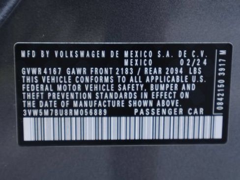Certified 2024 Volkswagen Jetta S FWD image 26