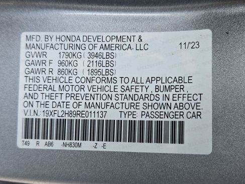 Used 2024 Honda Civic Sport image 16