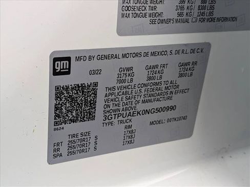 Used 2022 GMC Sierra 1500 Pro w/ Trailering Package AWD/4WD image 16