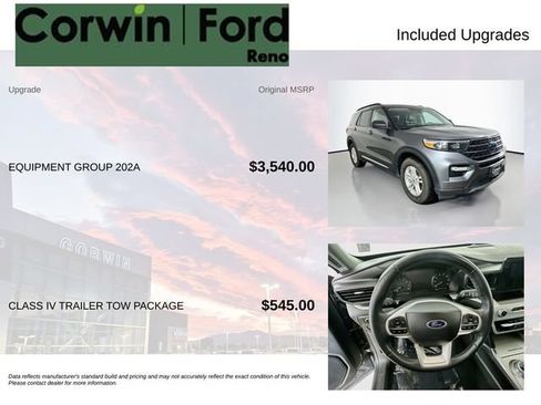 Certified 2023 Ford Explorer XLT w/ Equipment Group 202A AWD/4WD image 3