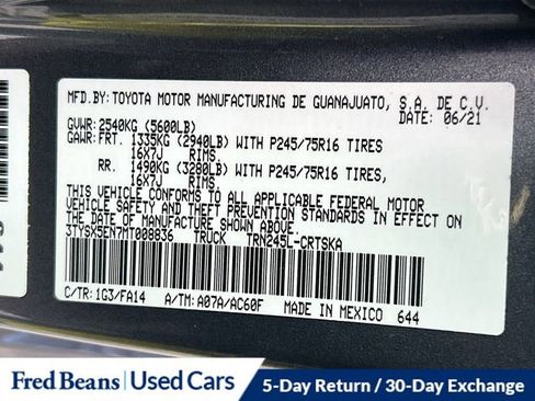 Used 2021 Toyota Tacoma SR image 31