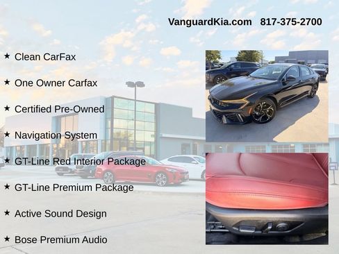 Certified 2025 Kia K5 GT-Line w/ GT-Line Premium Package FWD image 6