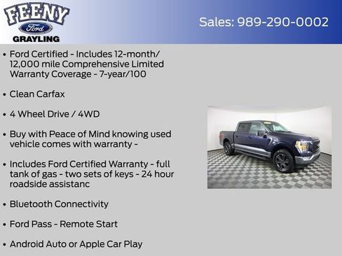 Certified 2023 Ford F150 XLT w/ Equipment Group 302A High AWD/4WD image 4