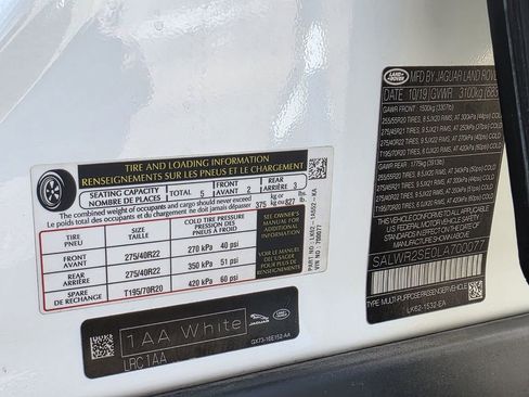 Used 2020 Land Rover Range Rover Sport HSE Dynamic image 49