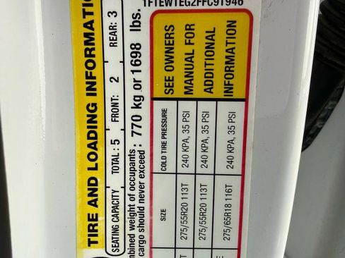 Used 2015 Ford F150 Lariat w/ Equipment Group 502A Luxury image 43