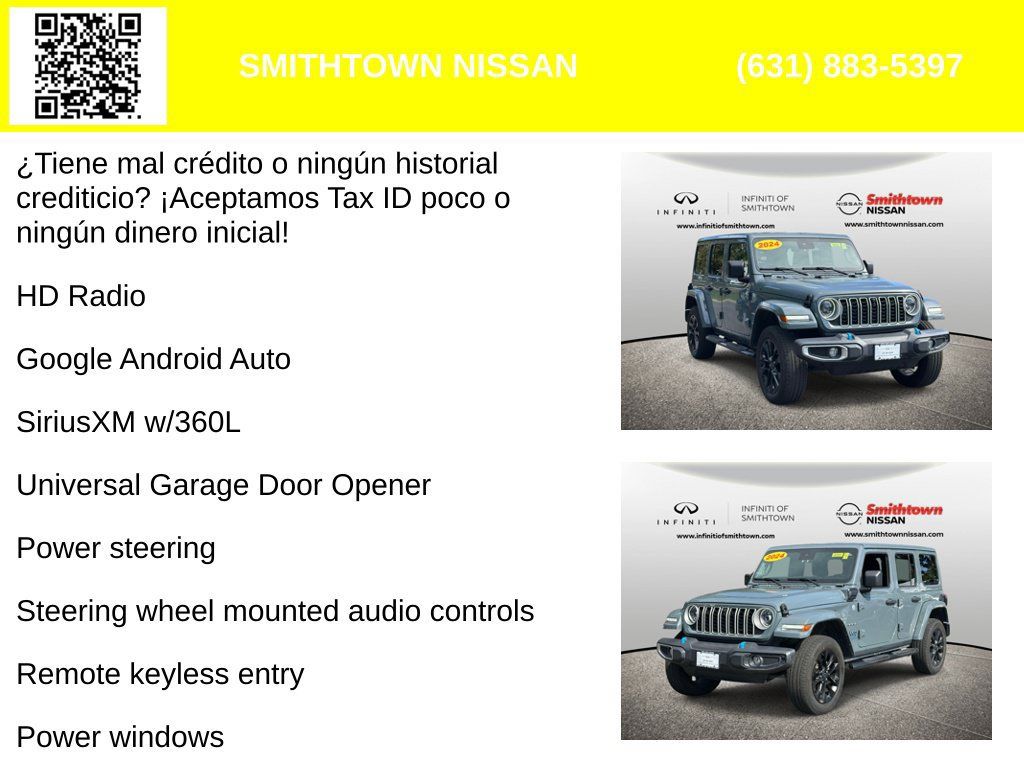 Used 2024 Jeep Wrangler Unlimited Sahara w/ Technology Group AWD/4WD image 4