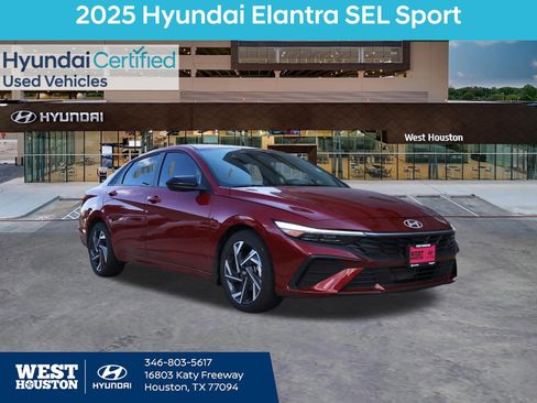 Certified 2025 Hyundai Elantra Sport FWD image 1