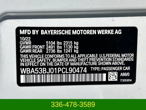 Used 2023 BMW 540i RWD image 32