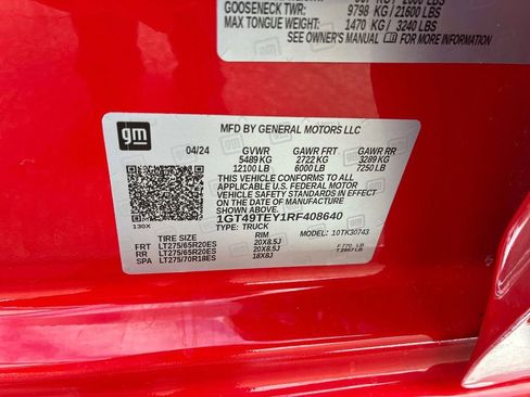 Used 2024 GMC Sierra 3500 SLE w/ SLE Value Package image 23