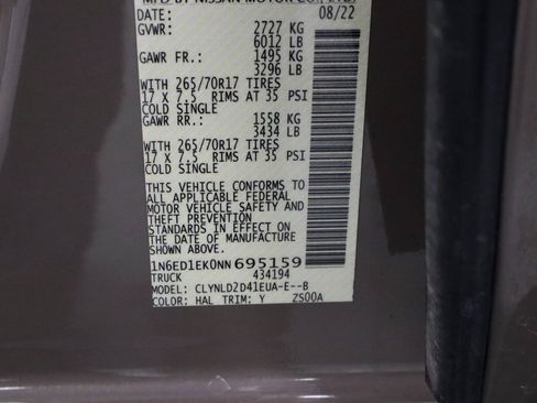 Used 2022 Nissan Frontier PRO-4X w/ Pro-4X Premium Package image 34