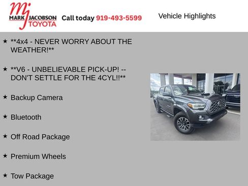 Used 2022 Toyota Tacoma TRD Sport AWD/4WD image 6