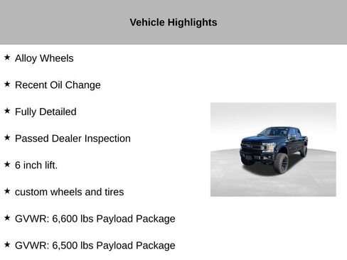 Used 2018 Ford F150 XLT w/ Equipment Group 302A Luxury AWD/4WD image 9