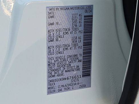 Certified 2024 Nissan Frontier S w/ Technology Package image 25