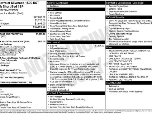 Used 2021 Chevrolet Silverado 1500 RST AWD/4WD image 8