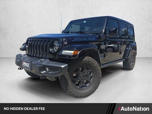 Used 2021 Jeep Wrangler Unlimited Sahara w/ Cold Weather Group AWD/4WD image 1