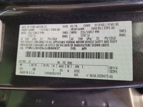 Used 2018 Ford Escape SEL AWD/4WD image 33
