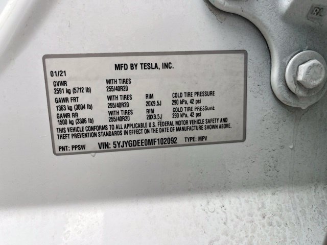 Used 2021 Tesla Model Y Long Range AWD/4WD image 13