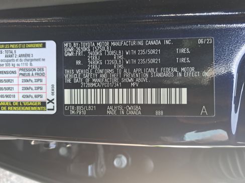 Used 2023 Lexus RX 350 w/ Cold Area Package AWD/4WD image 37