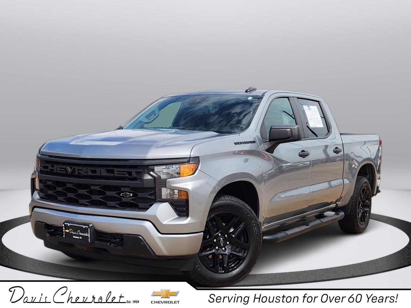 Used 2024 Chevrolet Silverado 1500 Custom w/ Turbomax Blackout Package RWD image 1