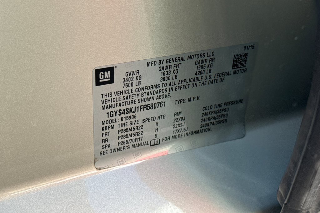 Used 2015 Cadillac Escalade ESV Luxury AWD/4WD image 35