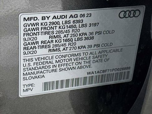 Certified 2023 Audi Q7 2.0T Premium Plus w/ Convenience Package AWD/4WD image 32
