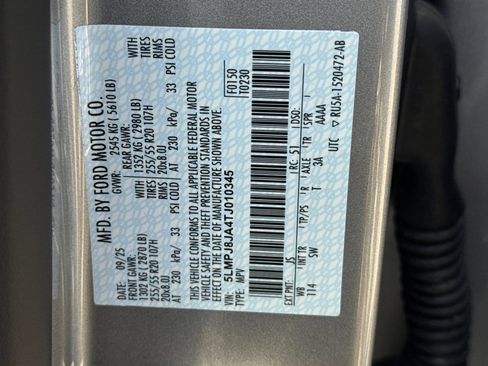 Used 2026 Lincoln Nautilus Premier w/ Equipment Group 102A AWD/4WD image 29